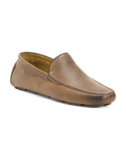 

Мужские кожаные драйверы Vince Camuto, цвет Mocha