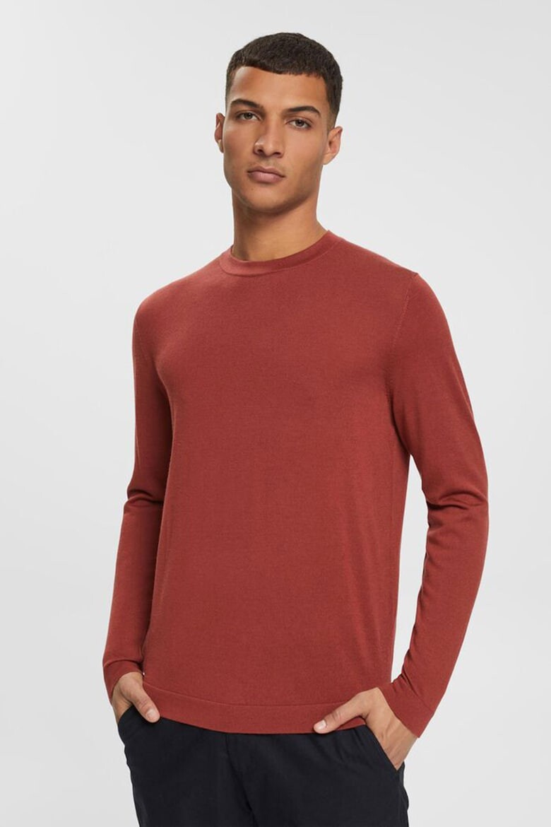 

Свитер тонкой вязки из шерсти Esprit, красный