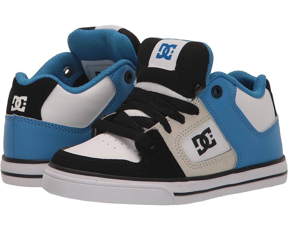 Кроссовки Dc Pure Mid, цвет Black/Blue/Grey кроссовки dc shoes pure mid black grey red