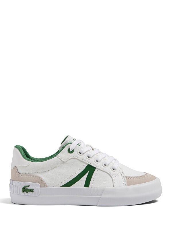 

L004 детские белые кроссовки Lacoste