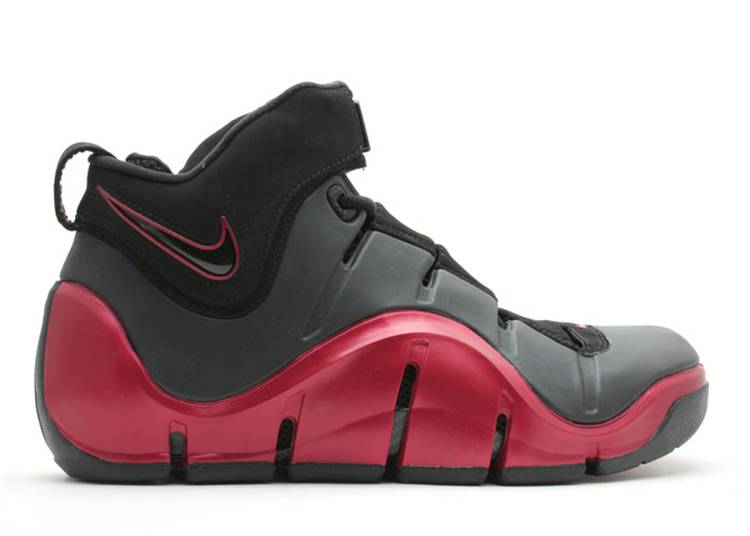 Кроссовки Nike ZOOM LEBRON 4 'BLACK CRIMSON', черный