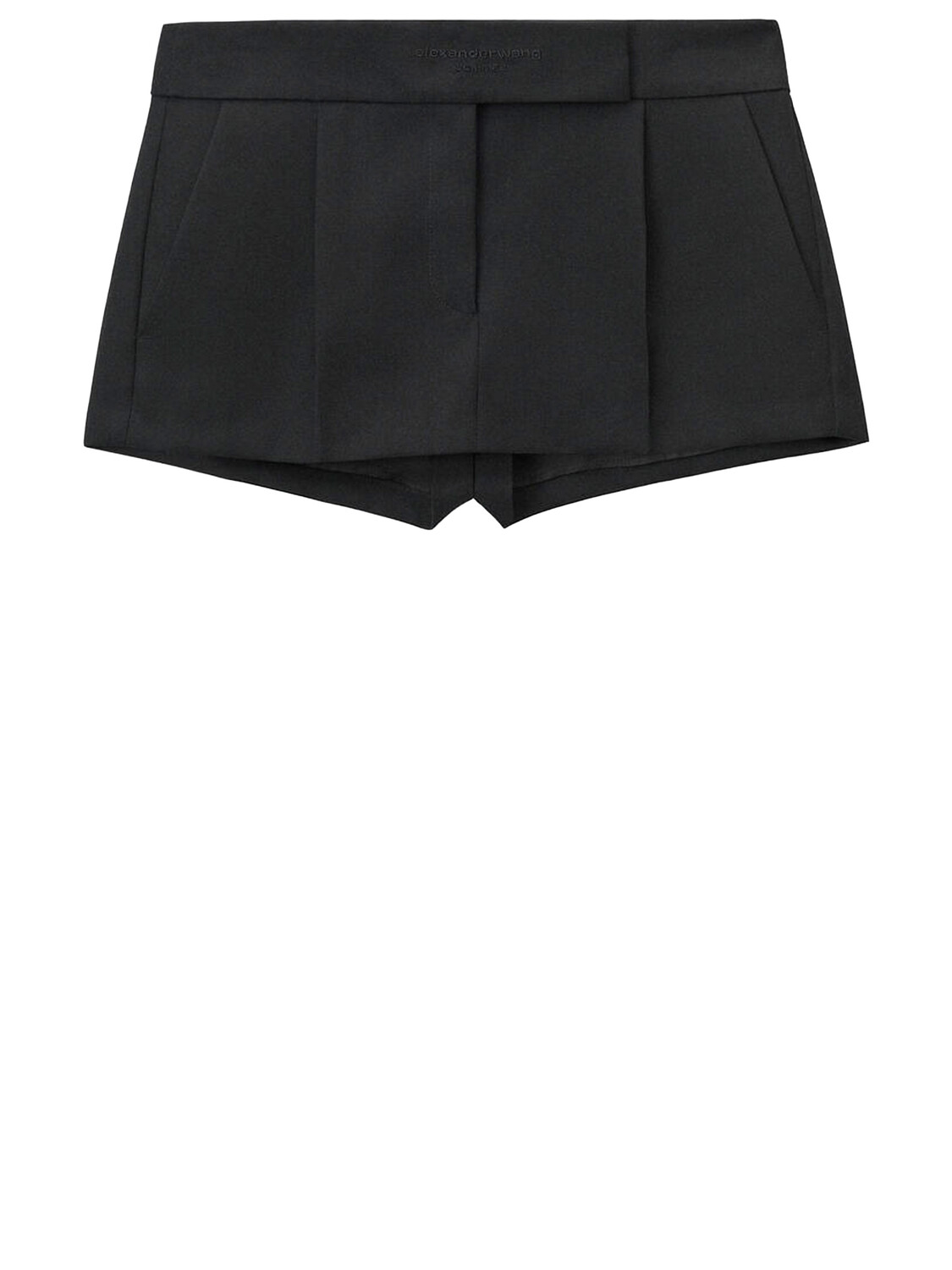 

Мини юбка Alexander Wang Wool, черный