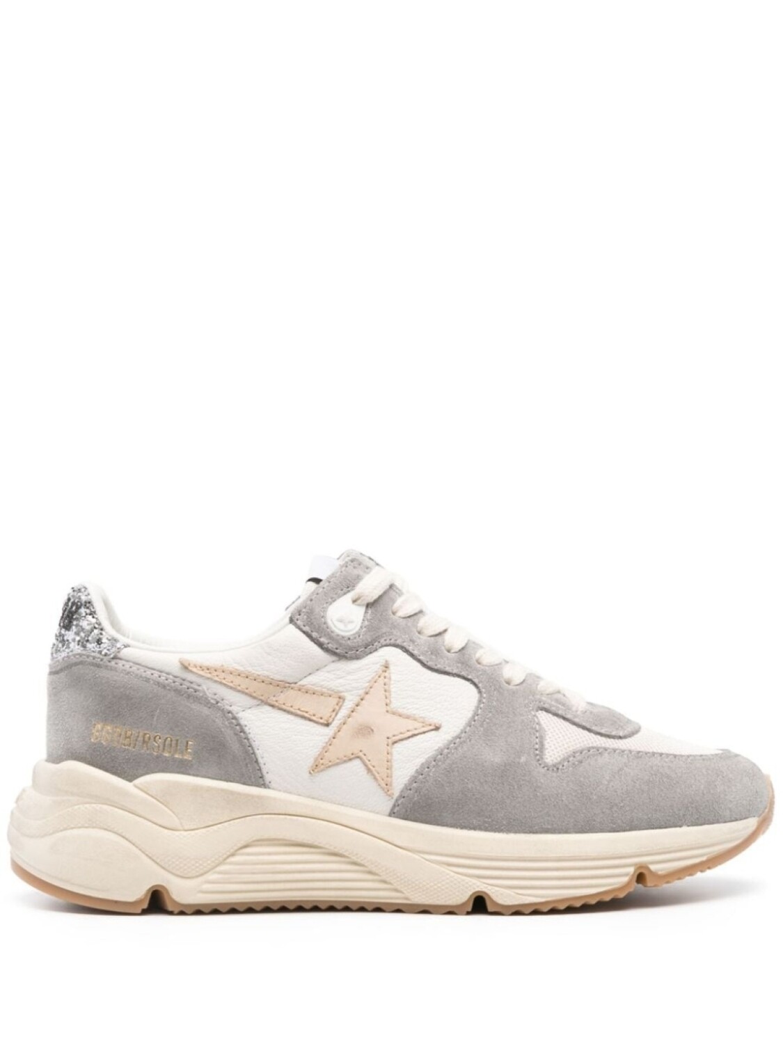 

Golden Goose кроссовки Running Sole со вставками, серый
