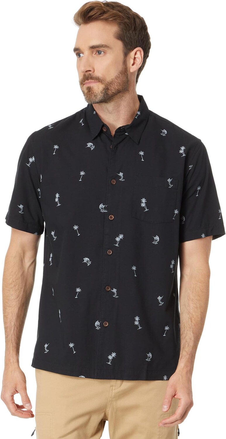 

Рубашка на пуговицах с парусом Palm Quiksilver, цвет Black Sail Palms