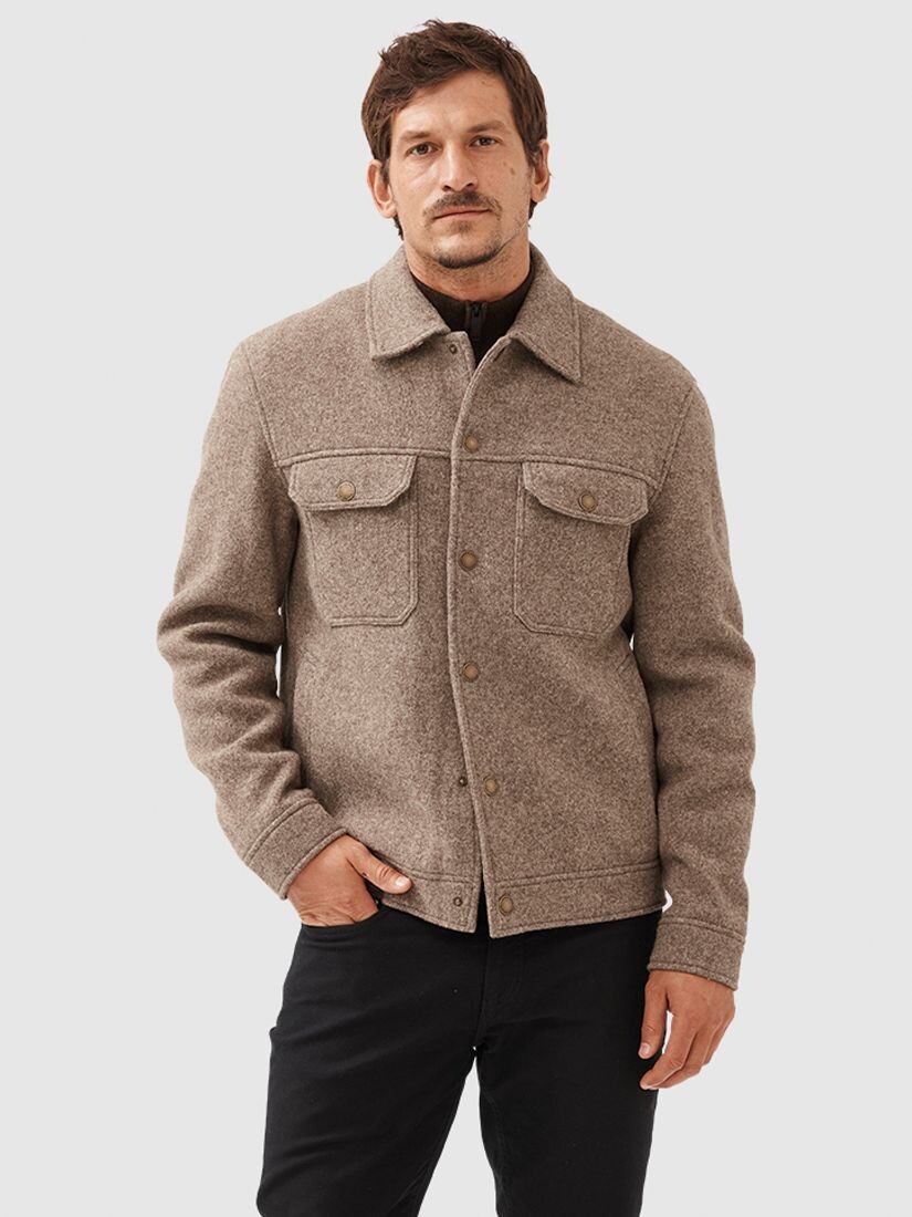 

Куртка Brooklyn Premium из 100% шерсти Trucker Rodd & Gunn, палевый