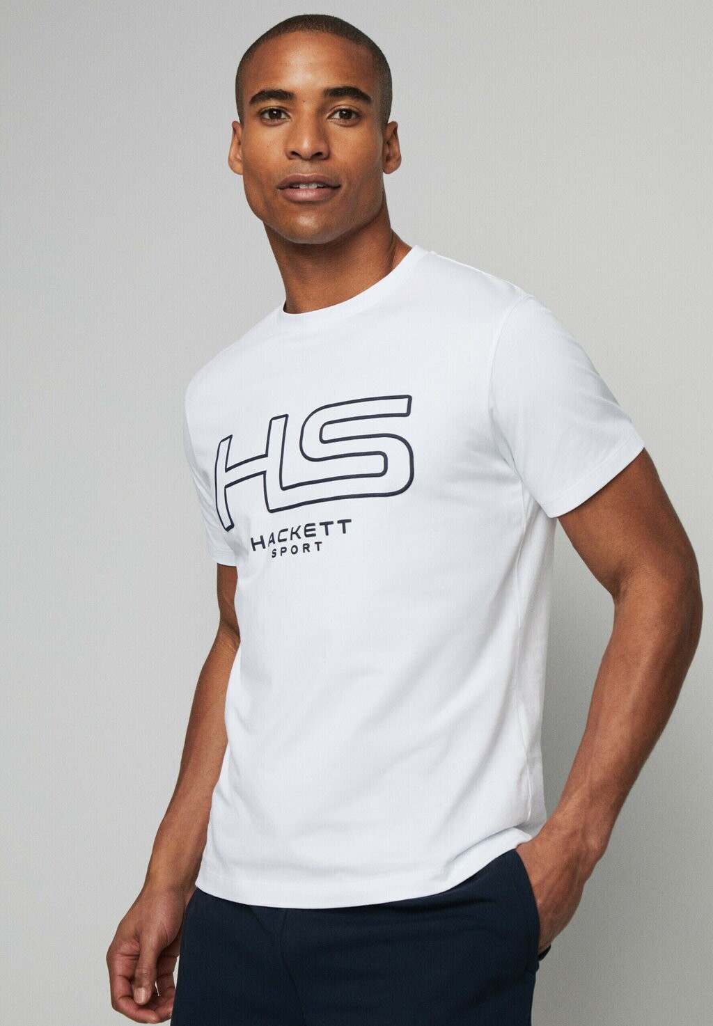 

Футболка с принтом Hackett London, белый