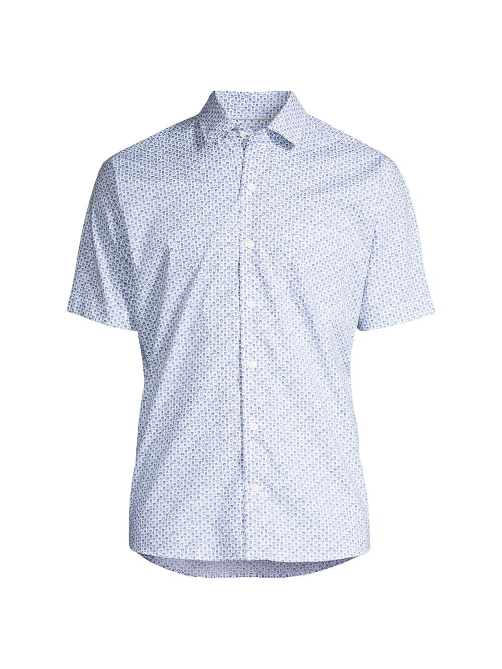 

Рубашка с короткими рукавами Sunday с короной и отверткой Peter Millar, синий