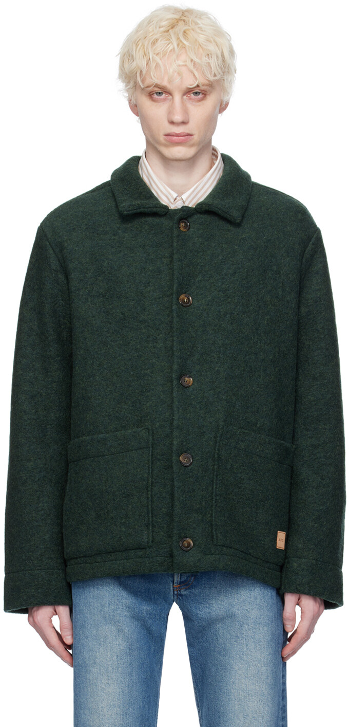 

Зеленая куртка Thais A.P.C., цвет Heather khaki
