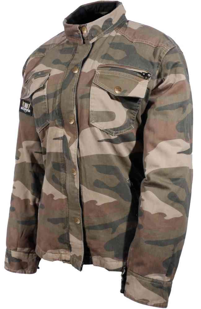 Женская мотоциклетная текстильная куртка Military Jack Bores, камуфляж цена и фото