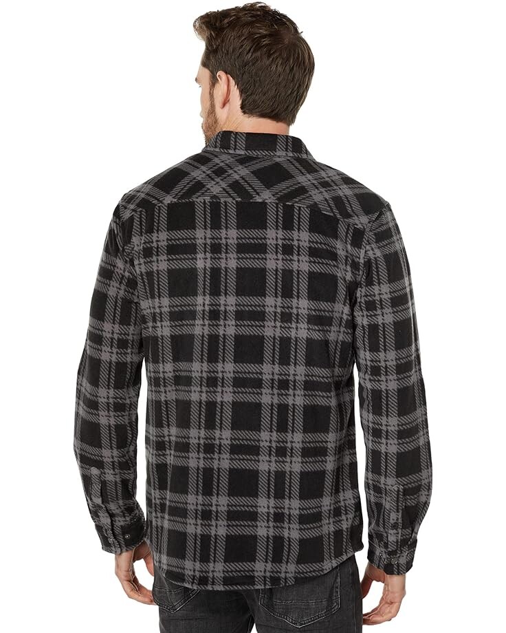 

Рубашка O'Neill Glacier Plaid Superfleece Button-Up Shirt, черный