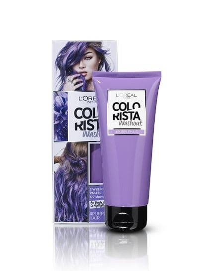 

Недельная краска #Purplehair, 80 мл L'oreal Paris, Colorista Wash Out, 2-, L'oréal Paris