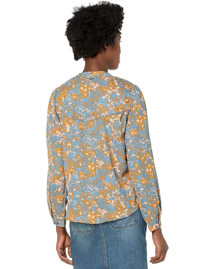 Топ Prana Wild At Heart Top, цвет Danish Blue Wildflower