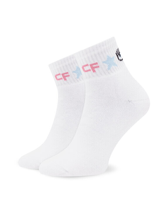 

Высокие женские носки Chiara Ferragni, белый