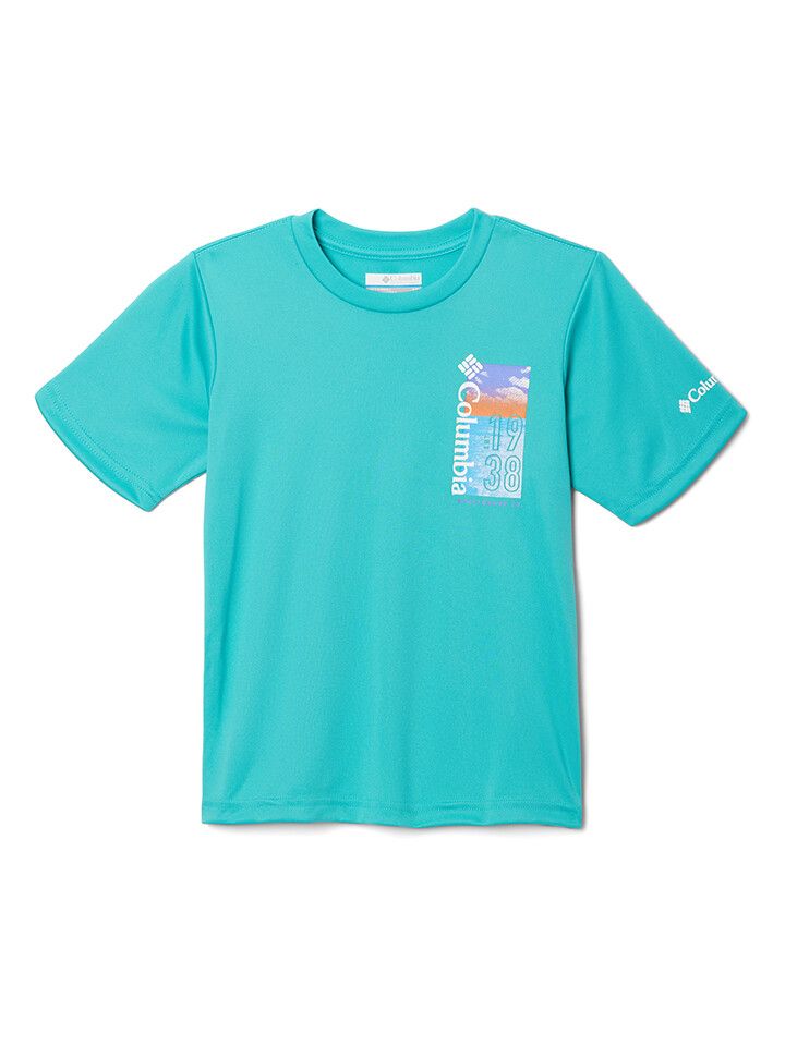 

Спортивная футболка Columbia Funktionsshirt Grizzly Ridge, бирюзовый