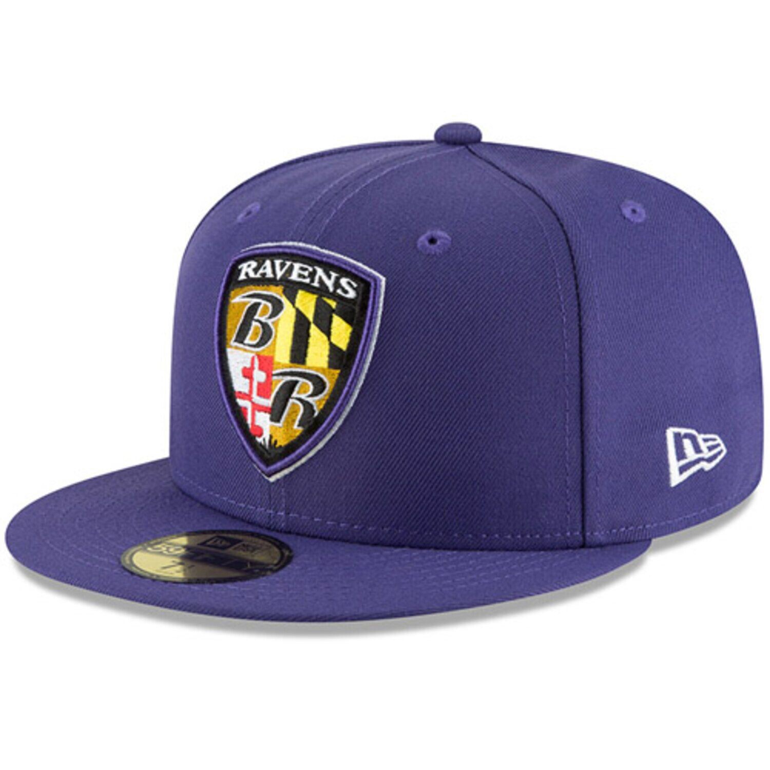 

Мужская кепка New Era Purple Baltimore Ravens Omaha 59FIFTY фиолетовая