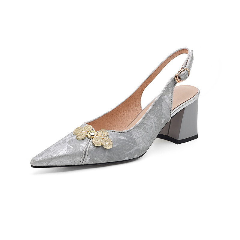 

Сандалии JIUXINGDAO One-Strap Sandals Women's, цвет Apricot