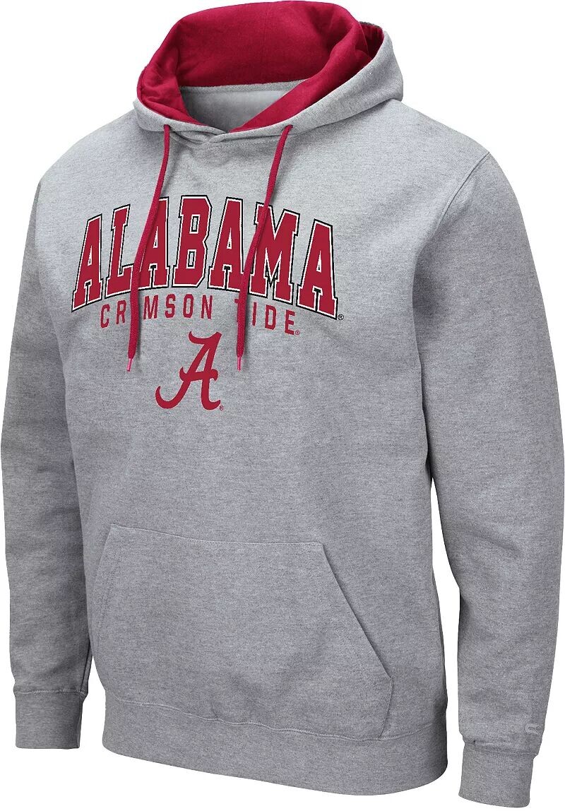 

Colosseum Мужская толстовка Alabama Crimson Tide серого цвета