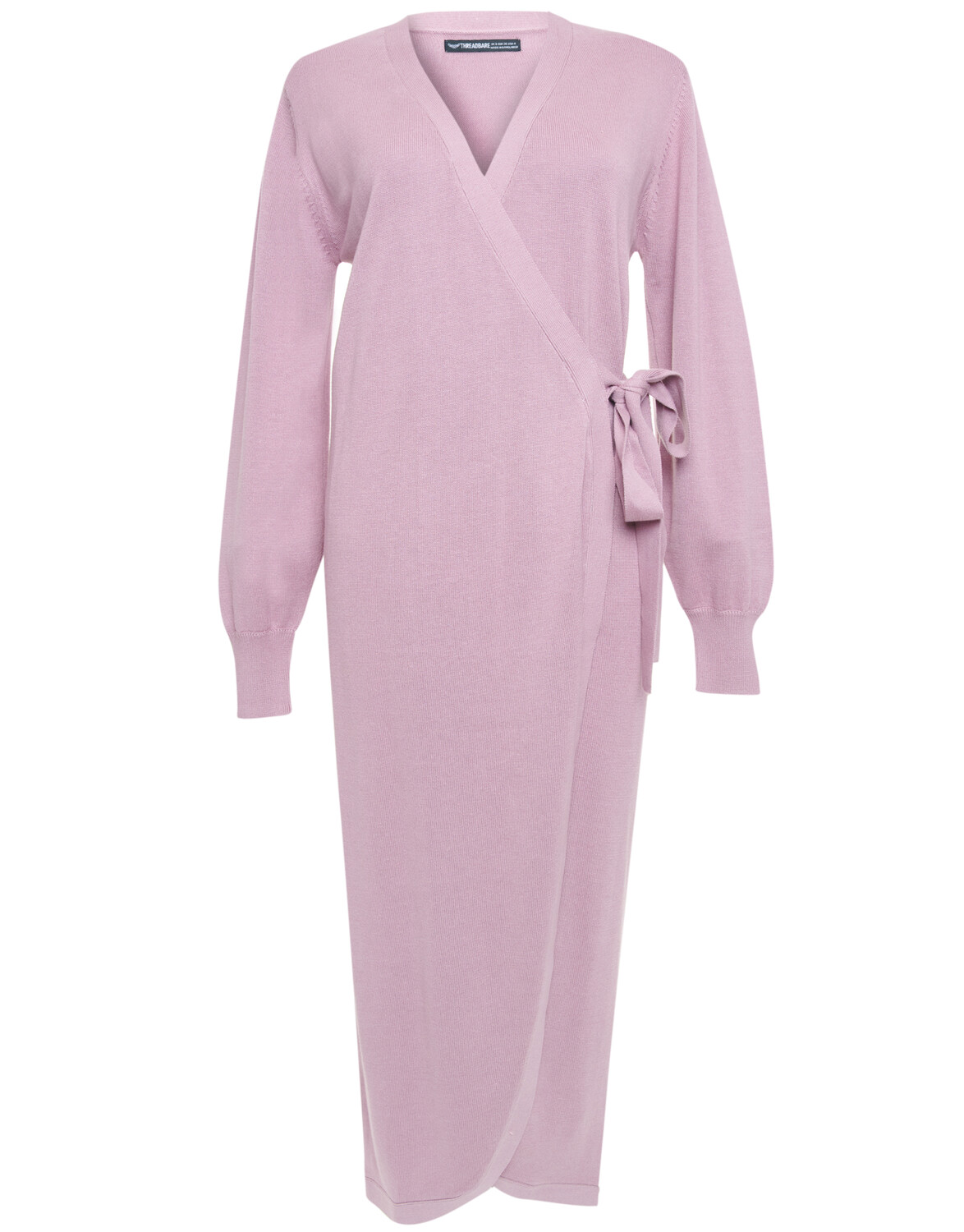 

Платье Threadbare Strick Lades Nutmeg Knitted Midi Wrap Dress, фиолетовый