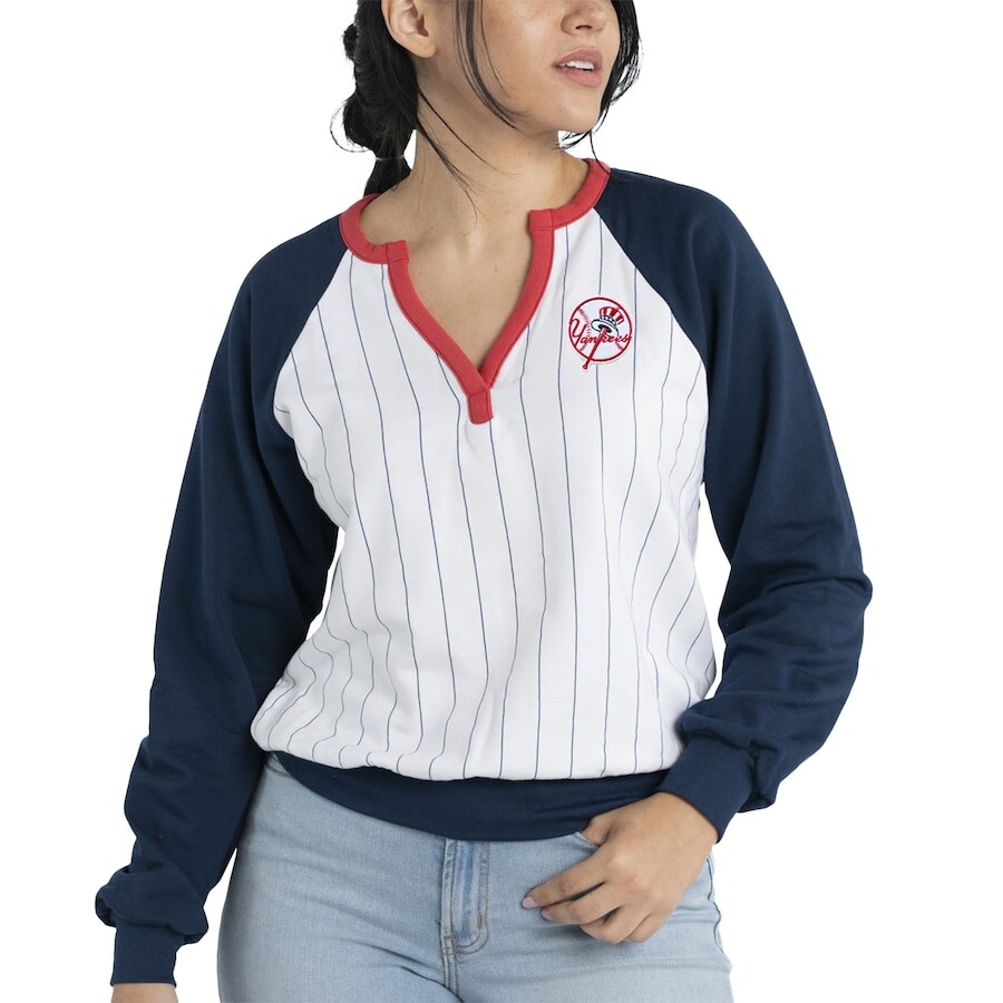 

Футболка с длинным рукавом Lusso New York Yankees, белый