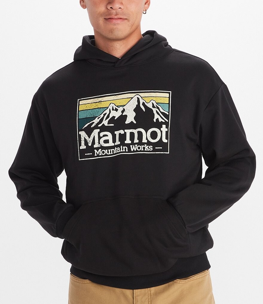 

Флисовая толстовка Marmot MMW с градиентом, черный