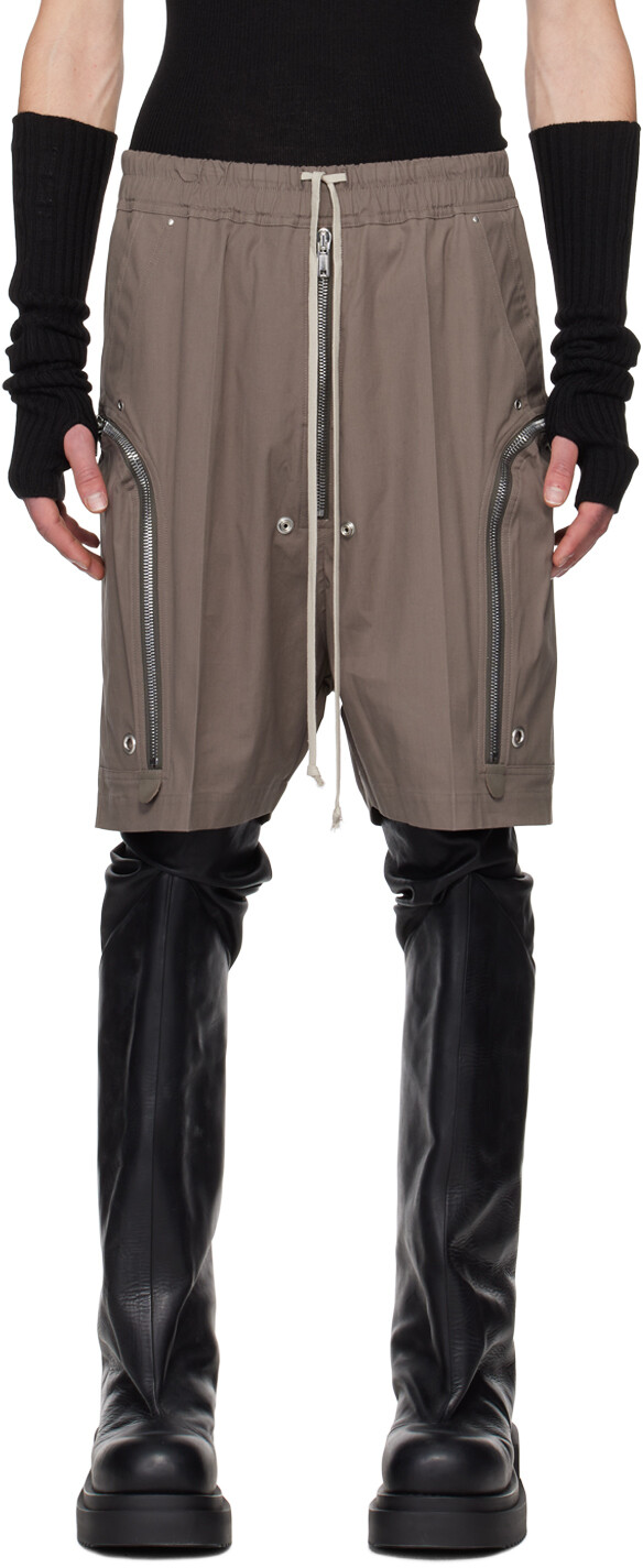 

Серые шорты Bauhaus Bela Rick Owens