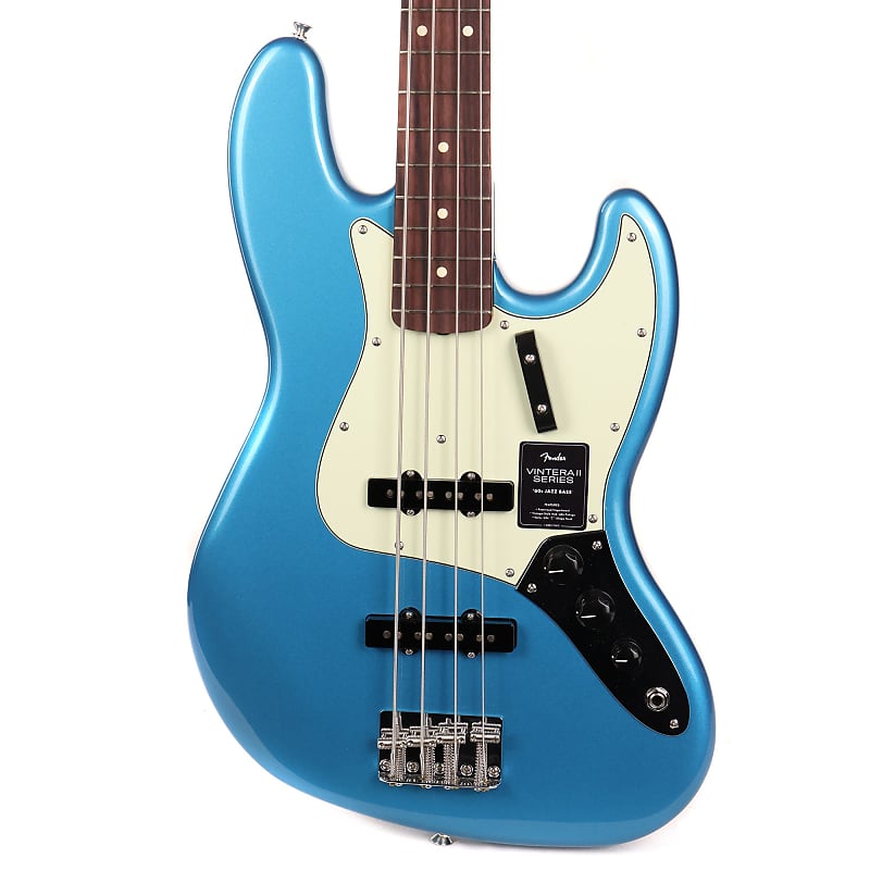 Басс гитара Fender Vintera II 60s Jazz Bass Lake Placid Blue fender squier cv late 60s jazz bass lrl lake placid blue