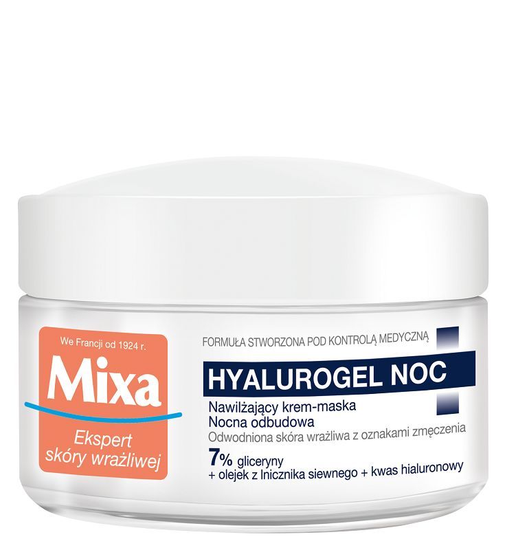 цена Mixa Hyalurogel Noc крем для лица на ночь, 50 ml