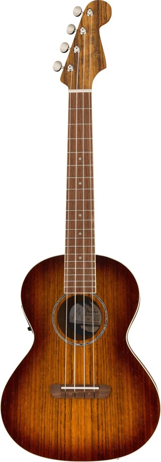 

Fender Rincon Tenor Акустико-электрическая укулеле - Aged Cognac Burst