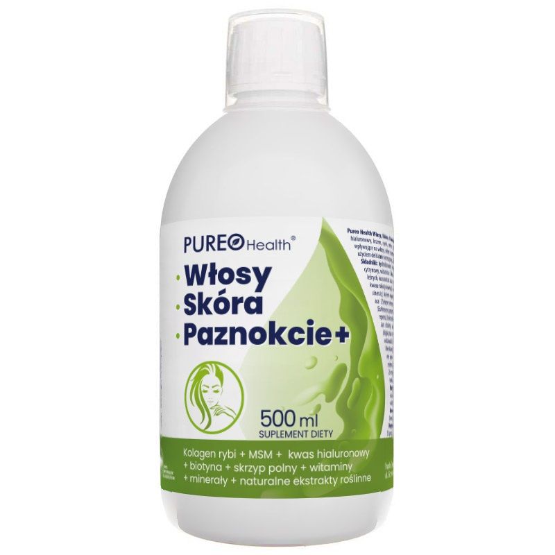 Pureo Health Włosy Skóra Paznokcie+ подготовка волос, кожи и ногтей, 500 ml