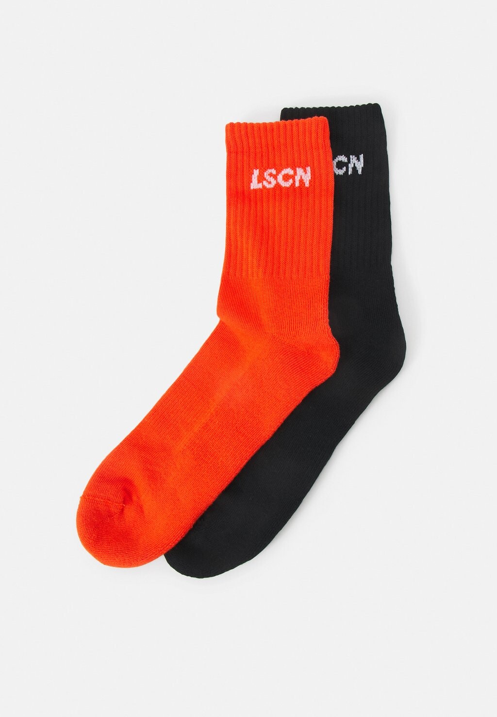 

Носки LASCANA, черный/оранжевый