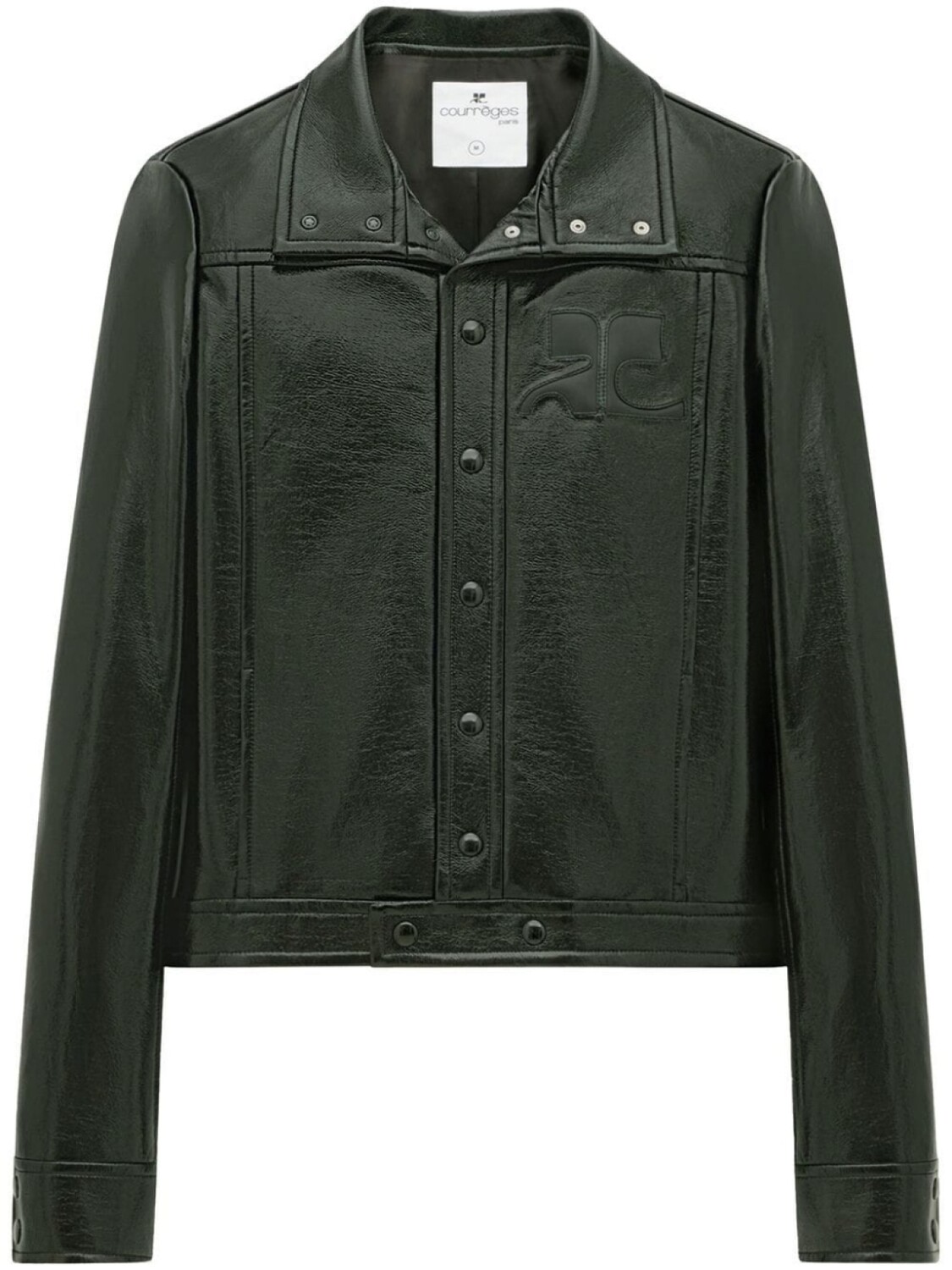 

Courrèges куртка из искусственной кожи, черный