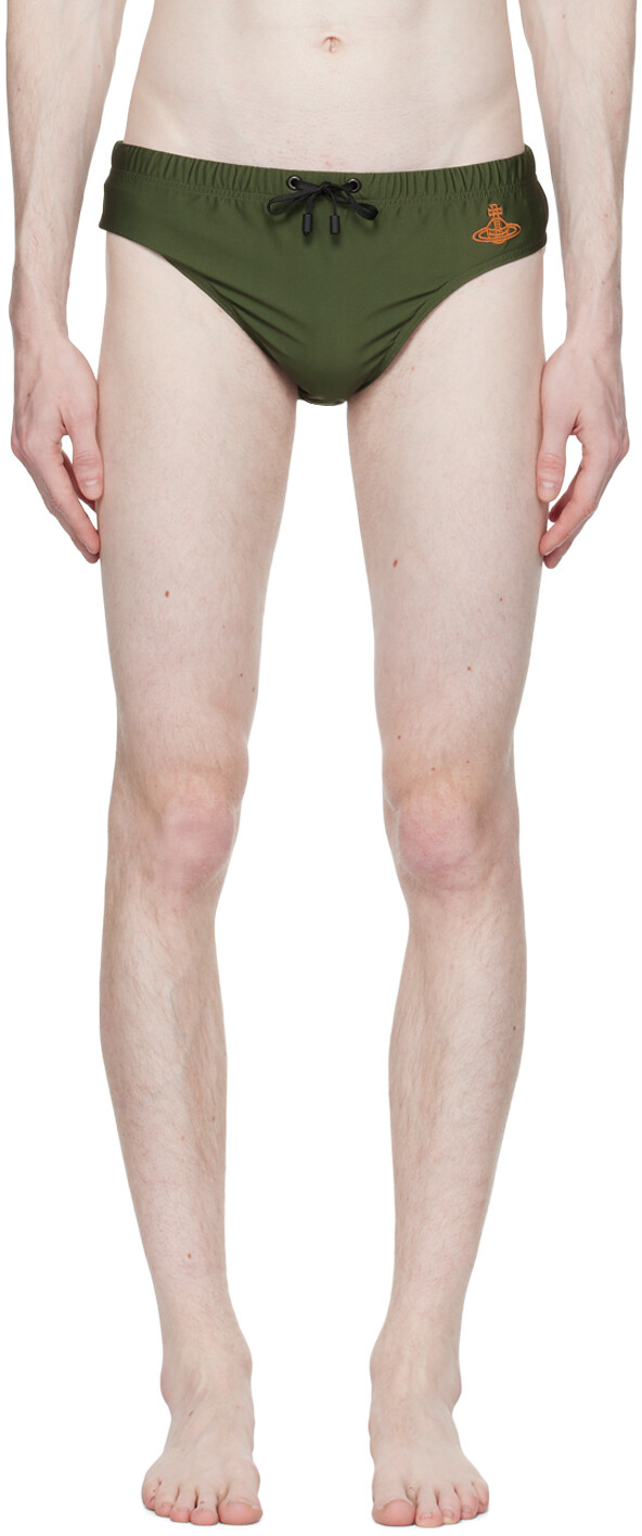 

Зеленые плавки с низким вырезом Vivienne Westwood