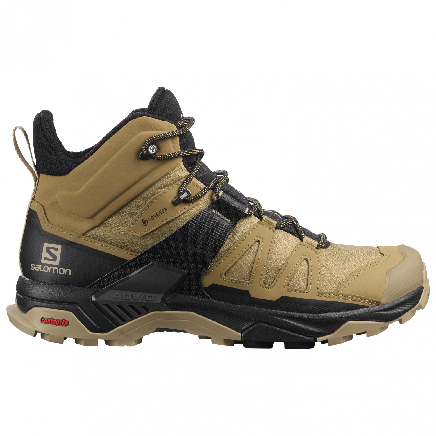 Ботинки для прогулки Salomon X Ultra 4 Mid GTX, цвет Kelp/Black/Safari