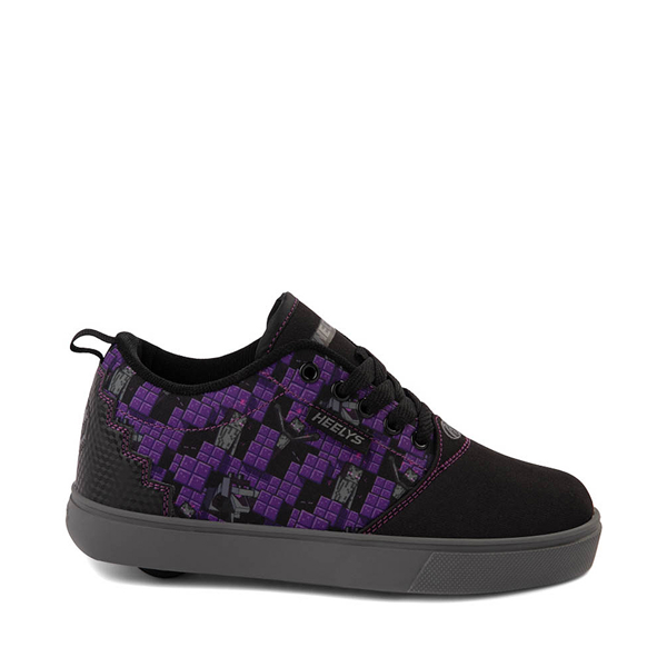 Обувь для скейтбординга Heelys x Minecraft Pro 20 — Little Kid/Big Kid, черный/фиолетовый цена и фото