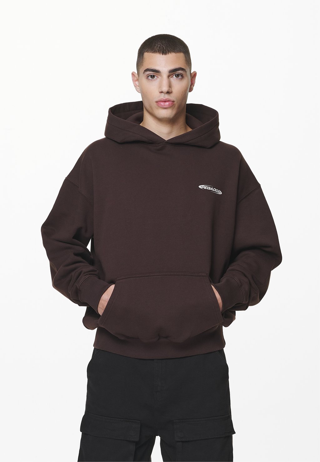 Худи Crail Oversized Hoodie Pegador, цвет washed oak brown