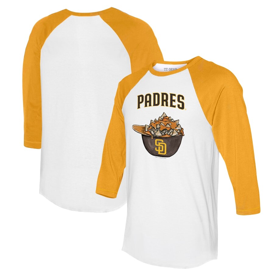 

Футболка с длинным рукавом Tiny Turnip San Diego Padres, белый