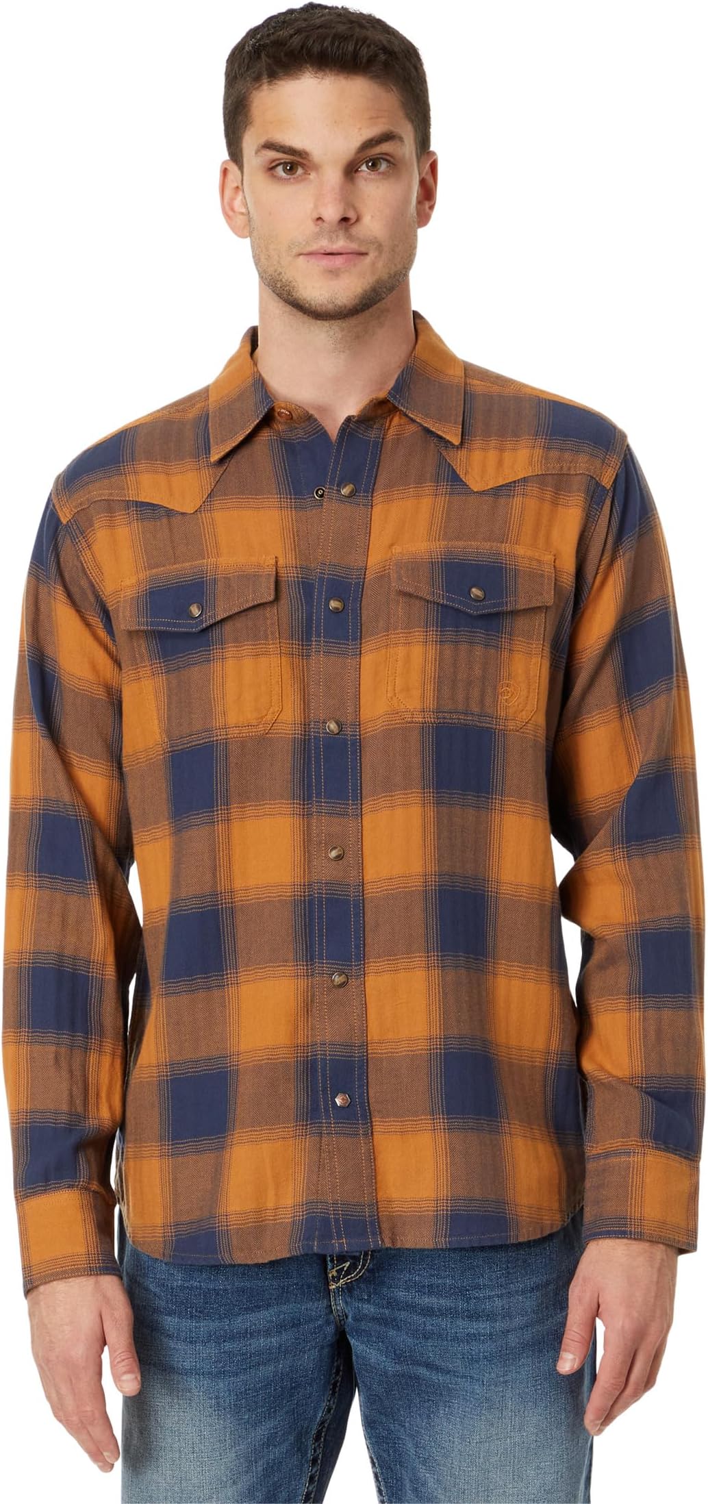 Рубашка с длинными рукавами в стиле ретро Hamilton Ariat, цвет Comb Honey