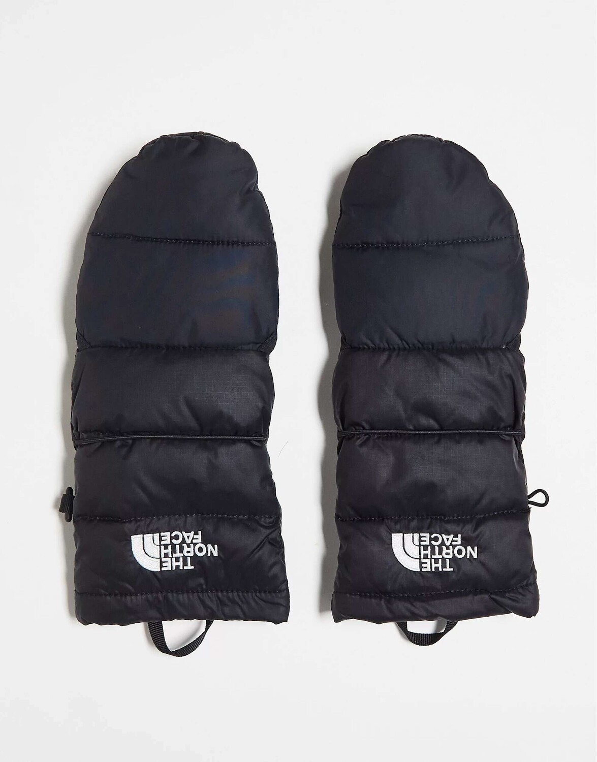 

Чёрные утепленные пуховые рукавицы-конверитбале The North Face Nuptse