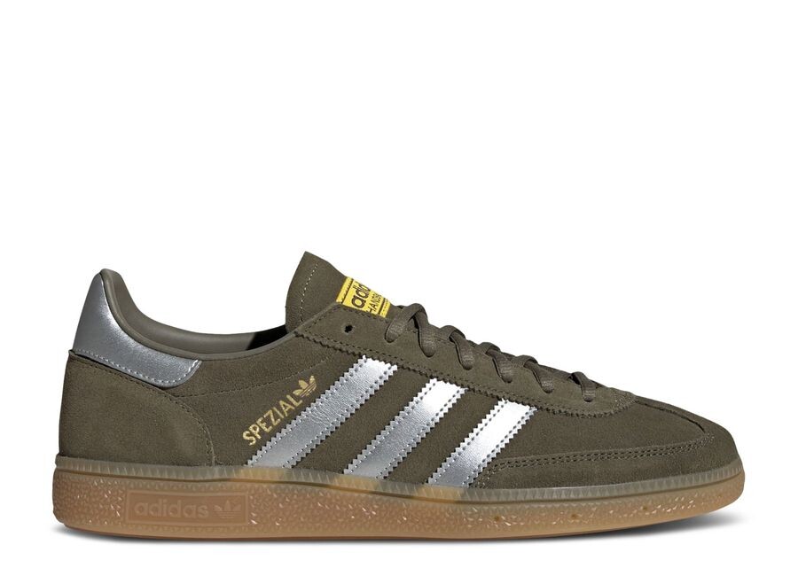 

Кроссовки adidas Handball Spezial, цвет Olive Strata Silver Metallic