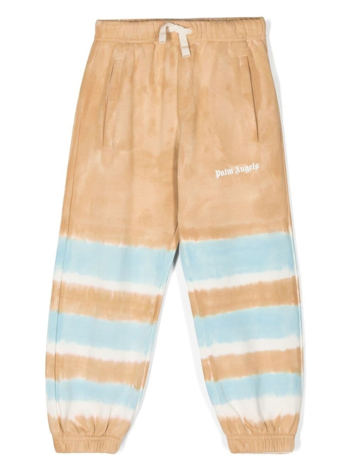 

Palm Angels Kids спортивные брюки с принтом тай-дай, коричневый