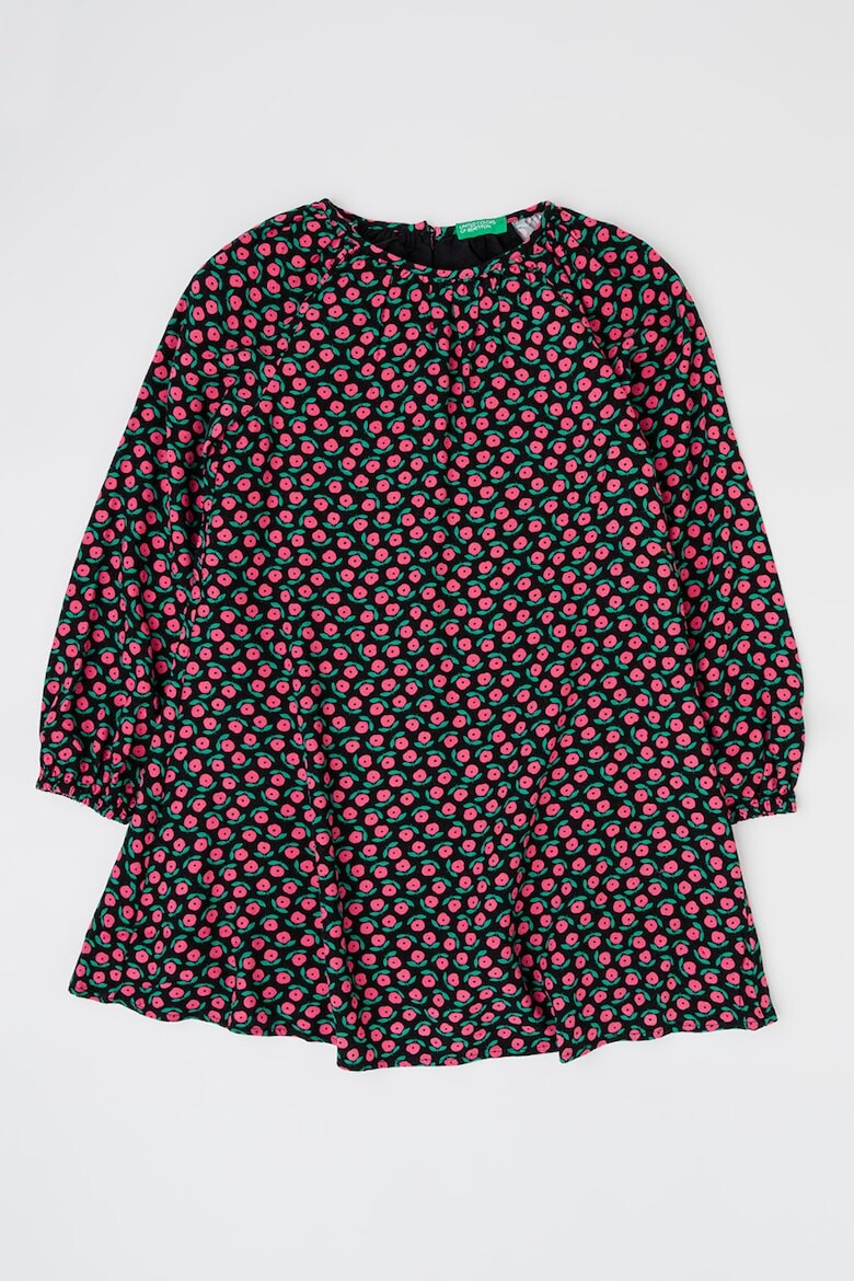 Платье с фигурным принтом United Colors Of Benetton, зеленый
