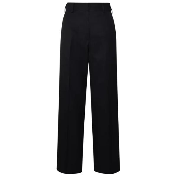 

Брюки virgin wool blend trousers Palm Angels, черный