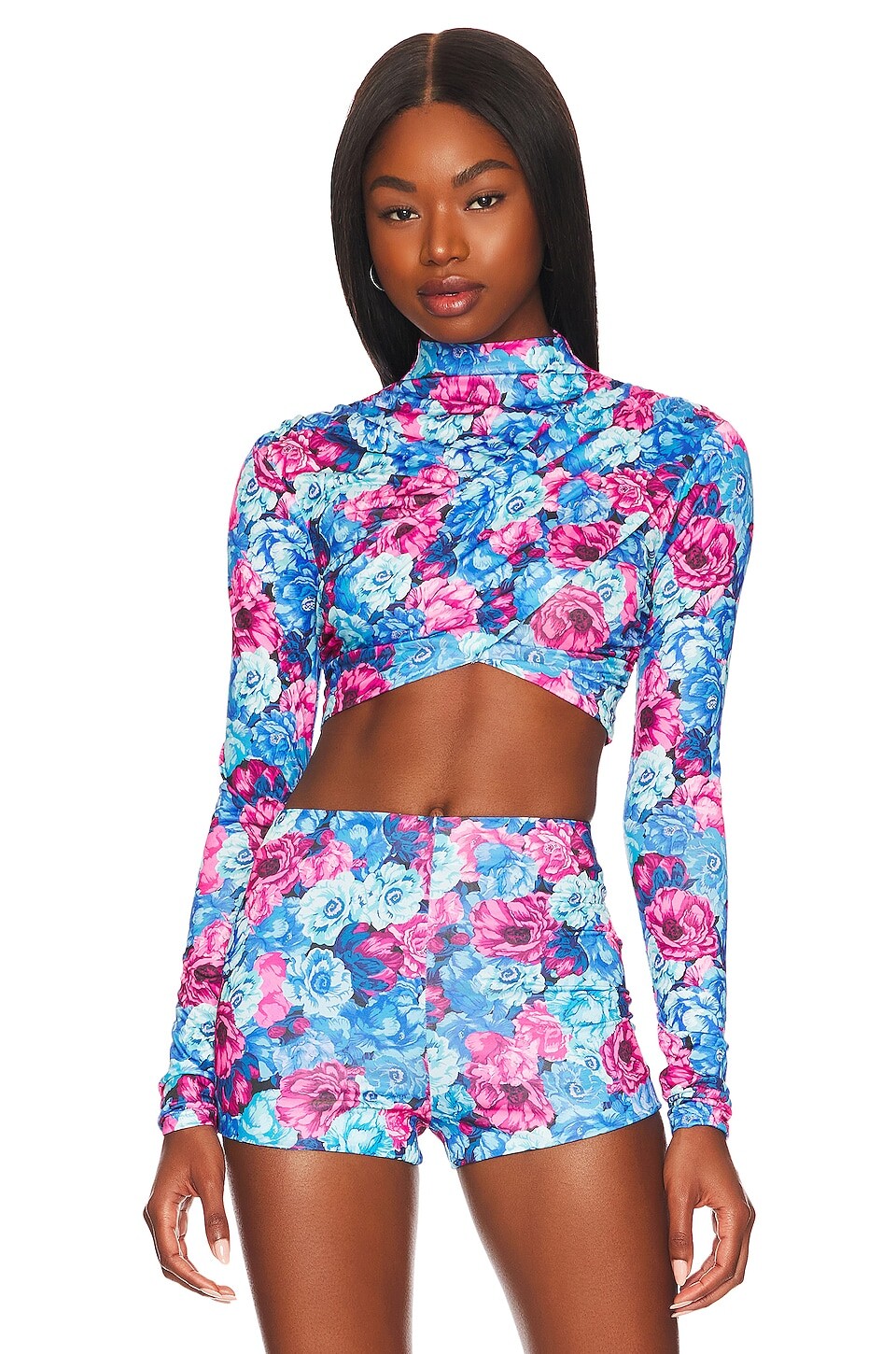 

Топ Lovers and Friends Sunset Crop, цвет Kate Floral