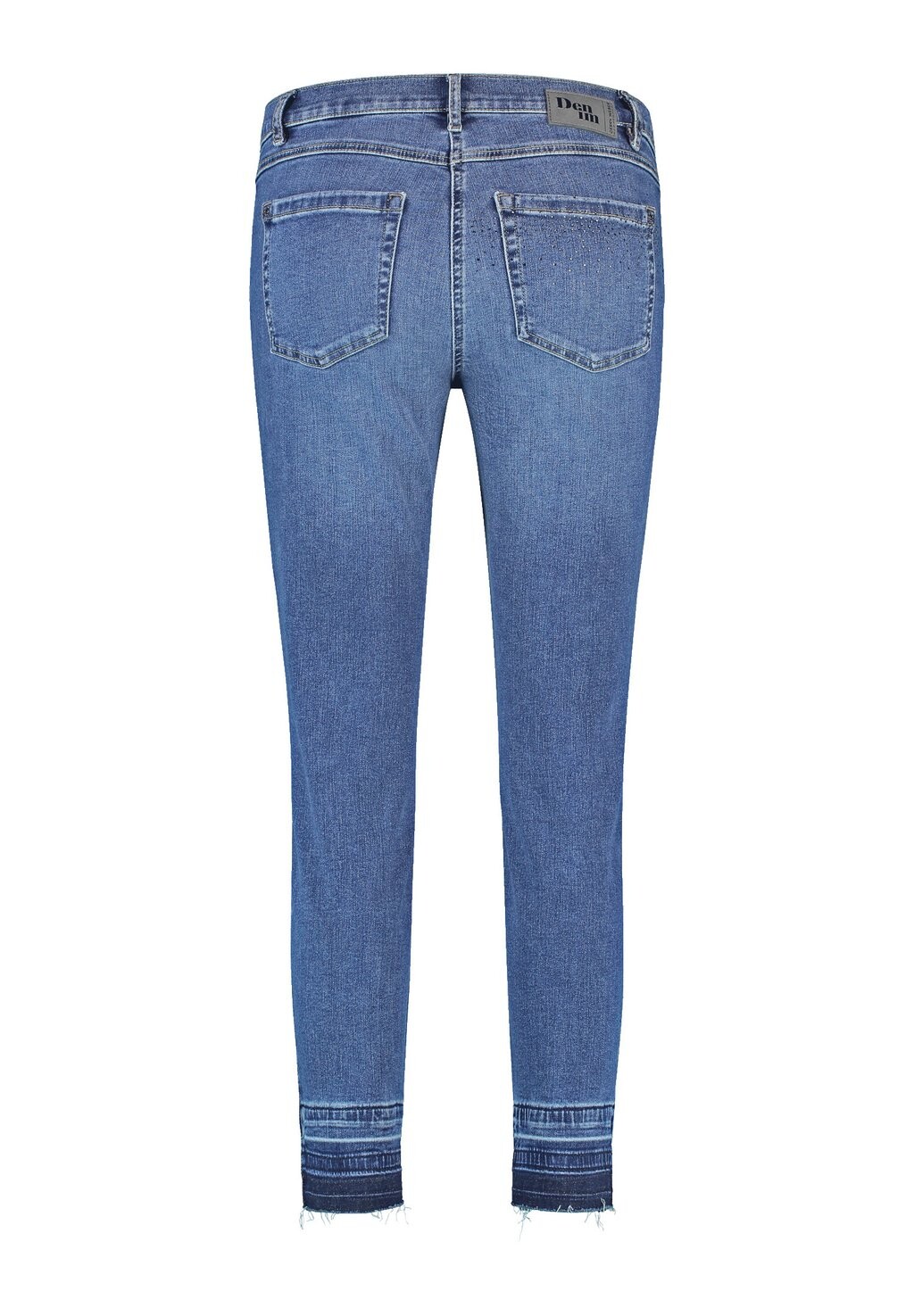 

Джинсы узкого кроя 5-POCKET SOL꞉INE BEST4ME CROPPED Gerry Weber, синий деним