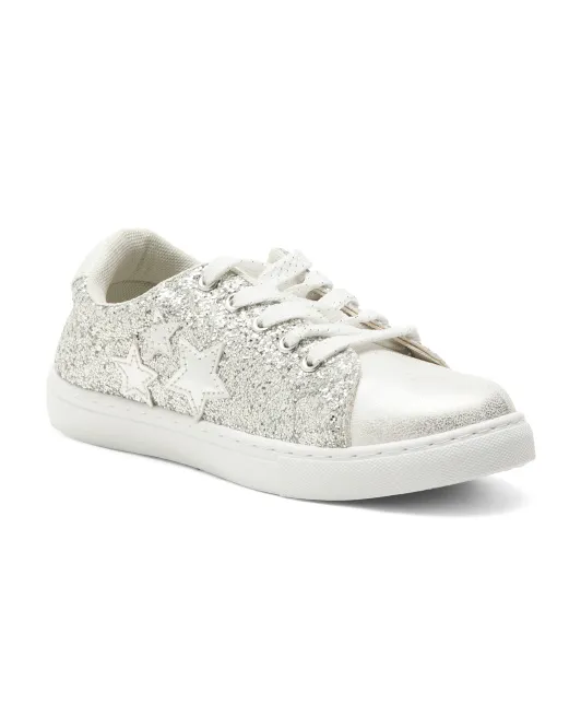 

Кроссовки с блестками (Little Kid, Big Kid) Kensie Girl, цвет Silver Glitter Multi