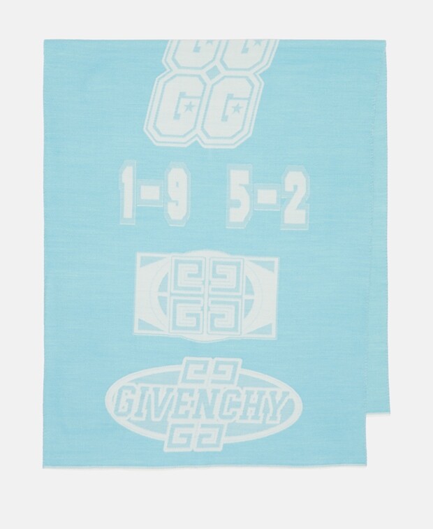 

Шерстяной шарф Givenchy, синий