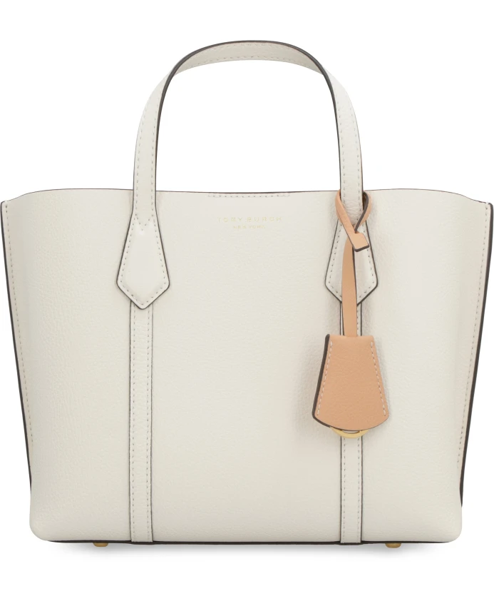 

Мини Сумка из зерненой кожи со съемной подвеской Tory Burch, белый