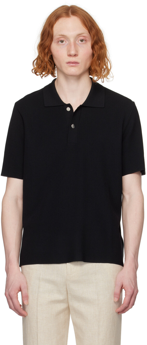 

Поло Les Classiques 'Le polo maille' черного цвета Jacquemus