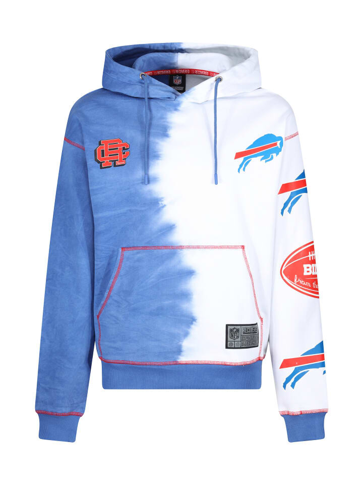 

Худи Recovered NFL Bills Ink Dye Effect On, цвет blau-schwarz
