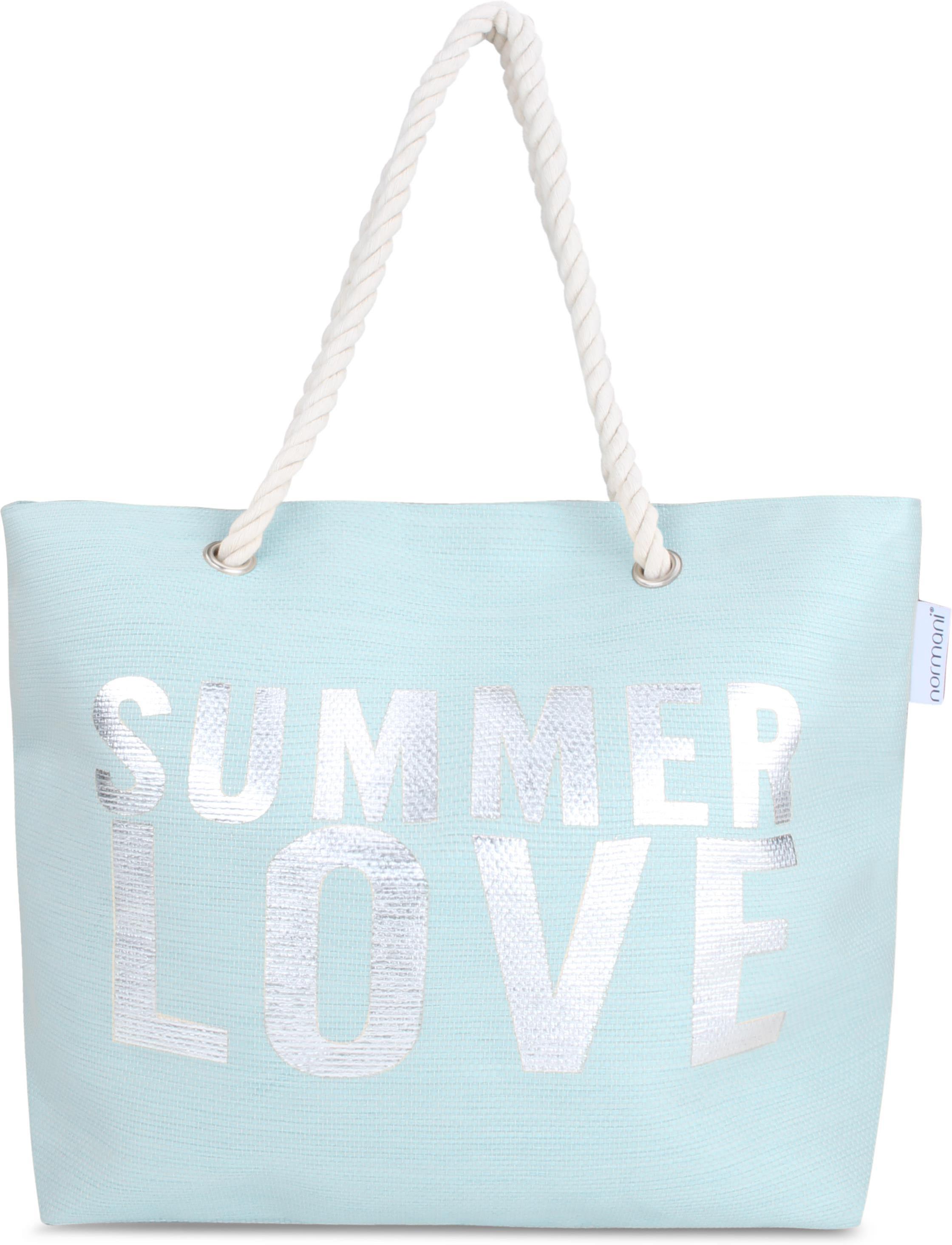 цена Сумка шоппер normani Bequeme Sommer Umhängetasche, Strandtasche, цвет Summer Love Blue